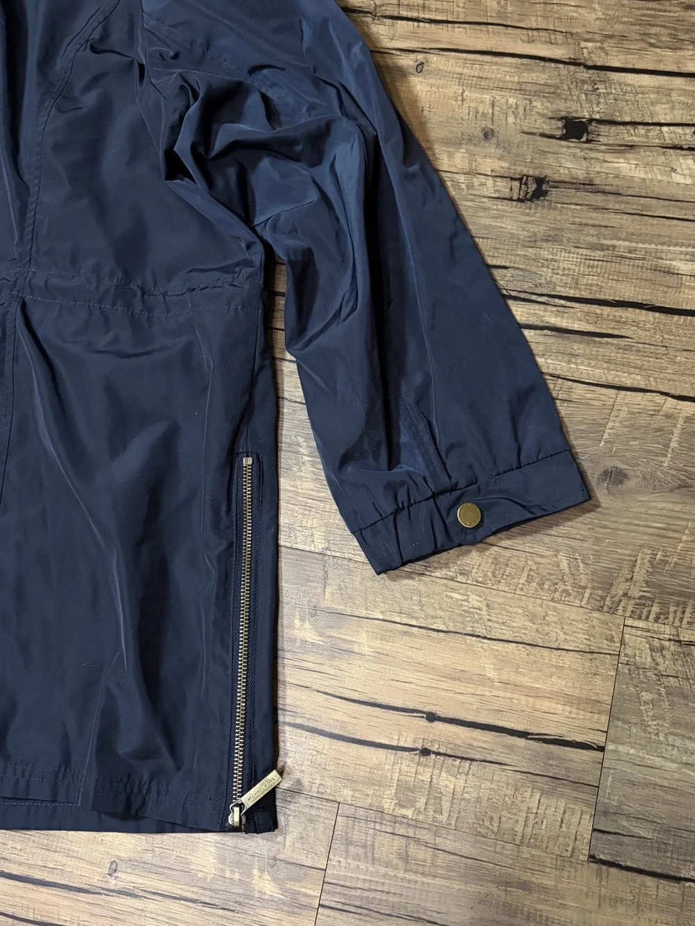 NWT Michael Kors Navy Rain Jacket Coat